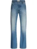 Ludovic de Saint Sernin eyelet-embellished jeans - Blue
