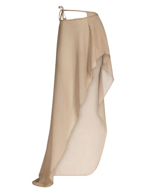 Ludovic de Saint Sernin draped maxi skirt