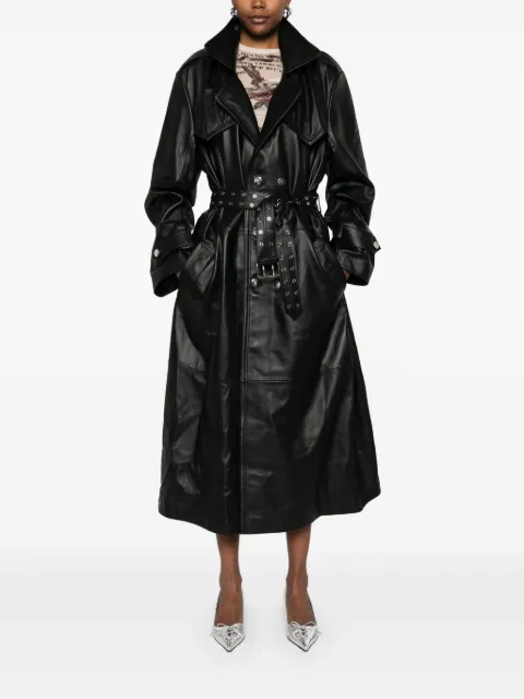 Ludovic de Saint Sernin Amanda trench coat AW24CT006WLEA - 2