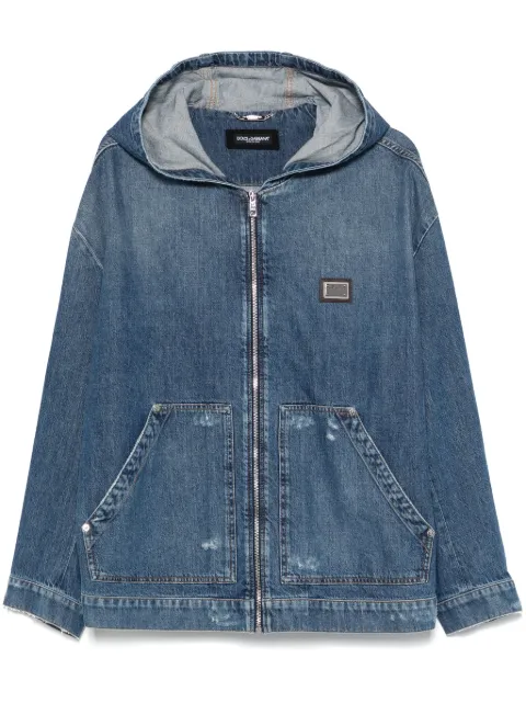 Dolce & Gabbana hooded denim jacket