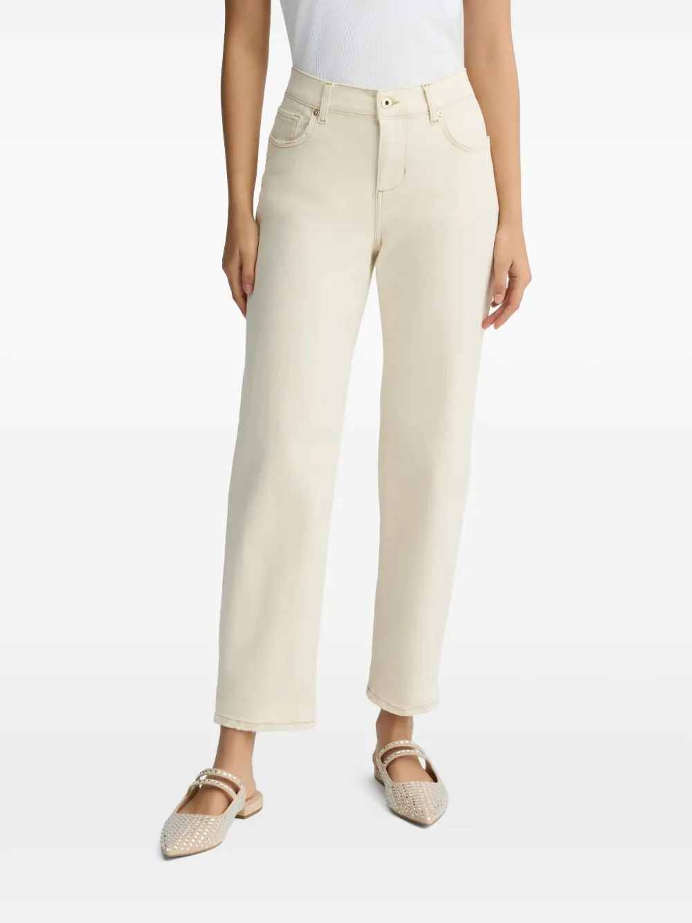 LIU JO Boyfriend jeans Beige