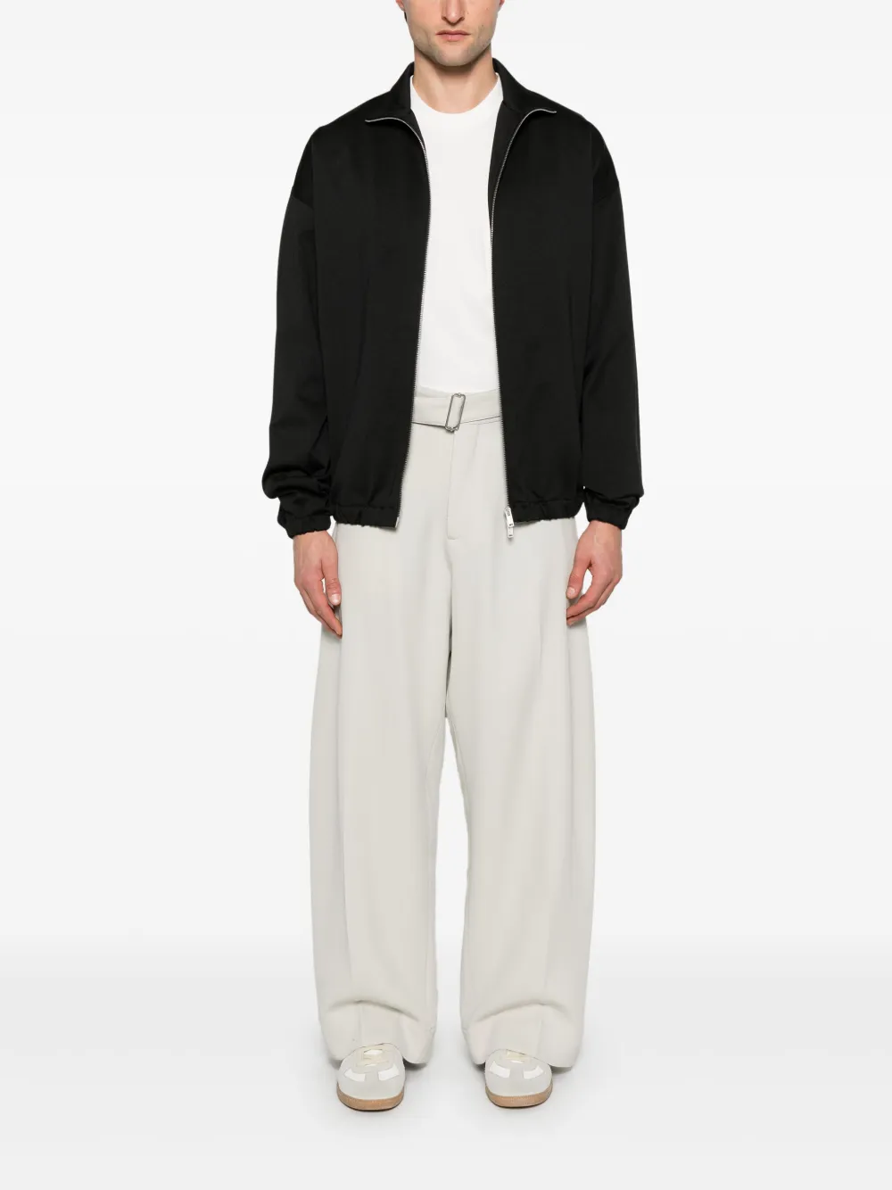 jilsander Jil Sander Sweater met rits - Zwart