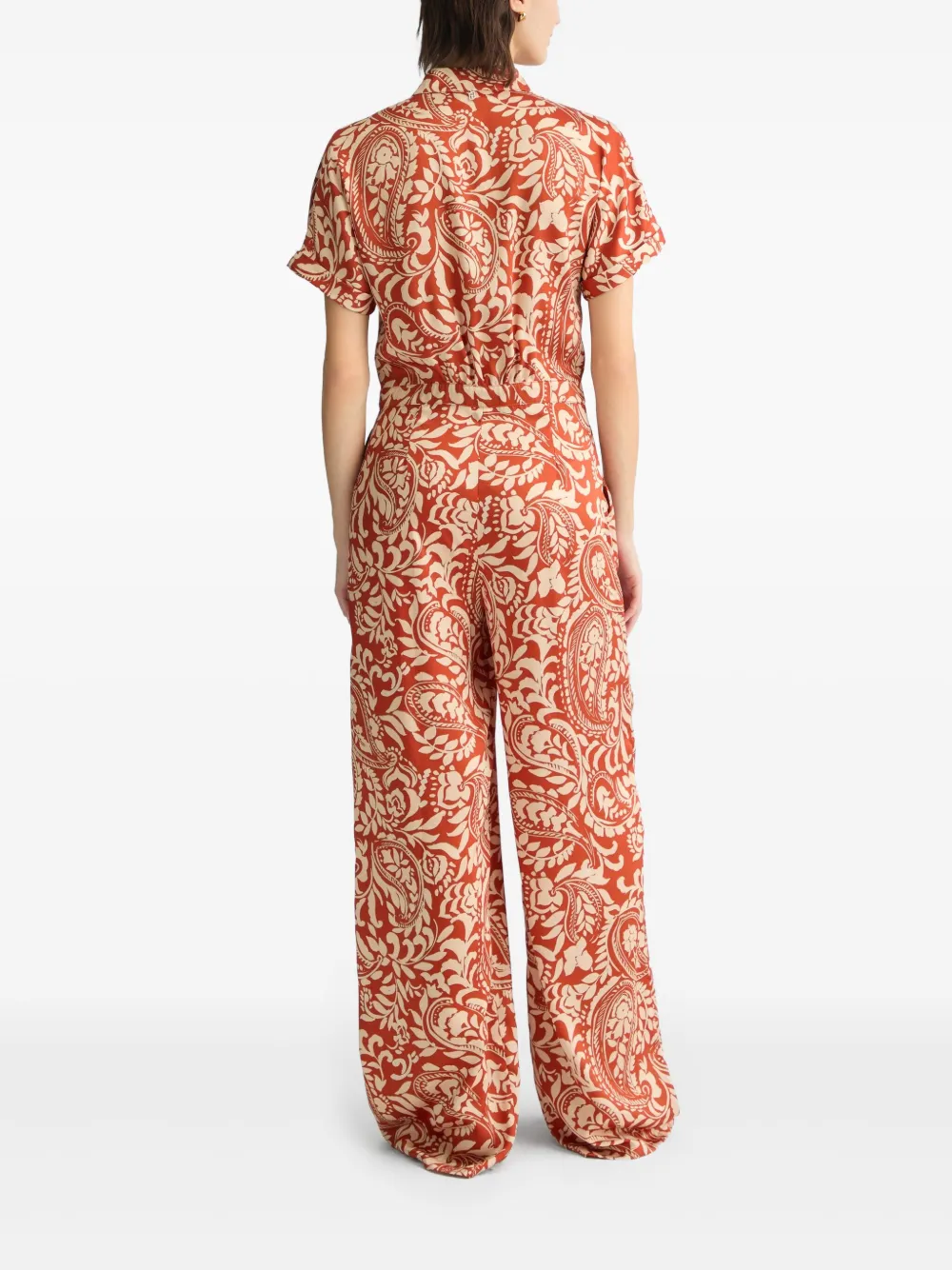 LIU JO Twill jumpsuit met print Oranje