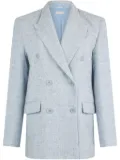 LIU JO double-breasted blazer - Blue