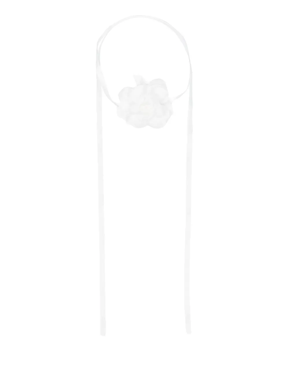 Monnalisa floral satin choker | White | Image 1