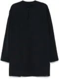 CFCL high gauge Milan loop buttoned T-shirt - Black