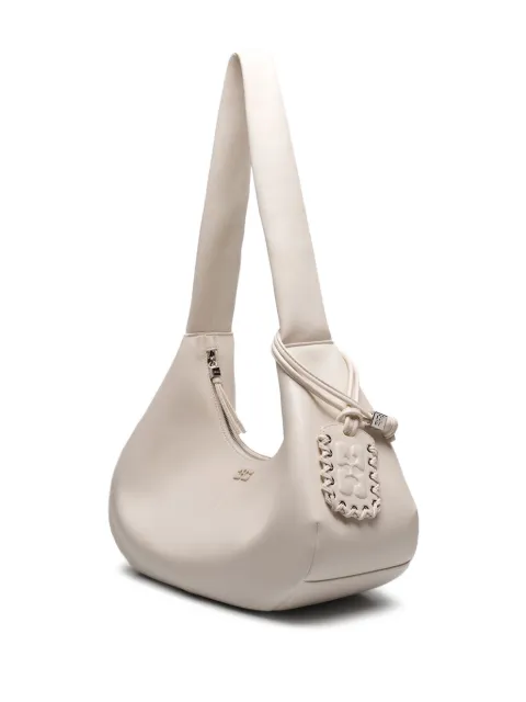 GANNI medium logo-debossed bag A6838 - 2