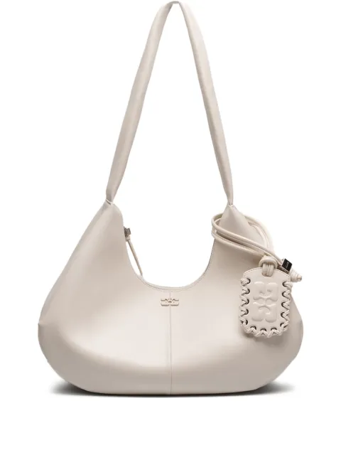 GANNI medium logo-debossed bag A6838 - 0