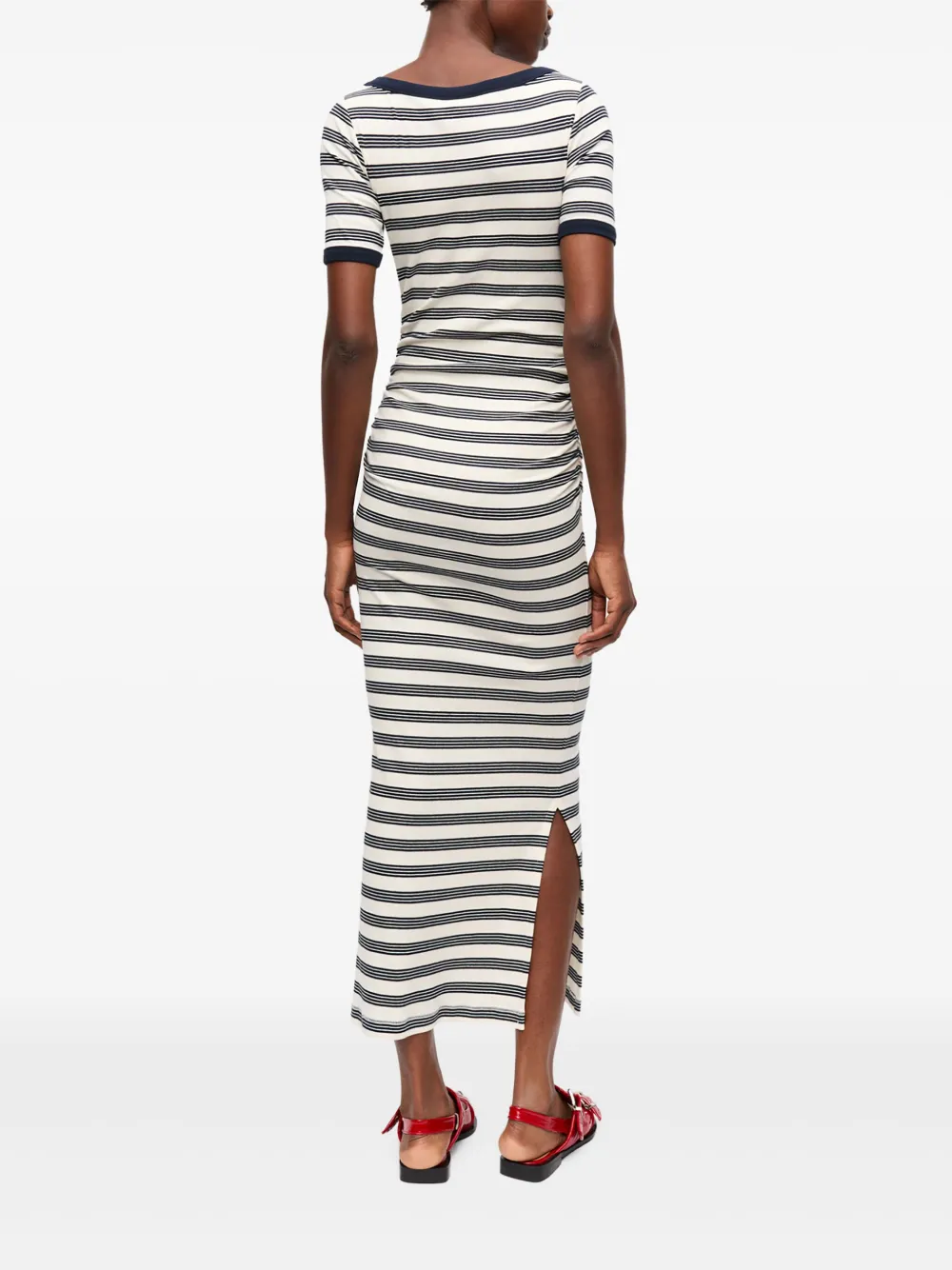 GANNI striped T-shirt dress