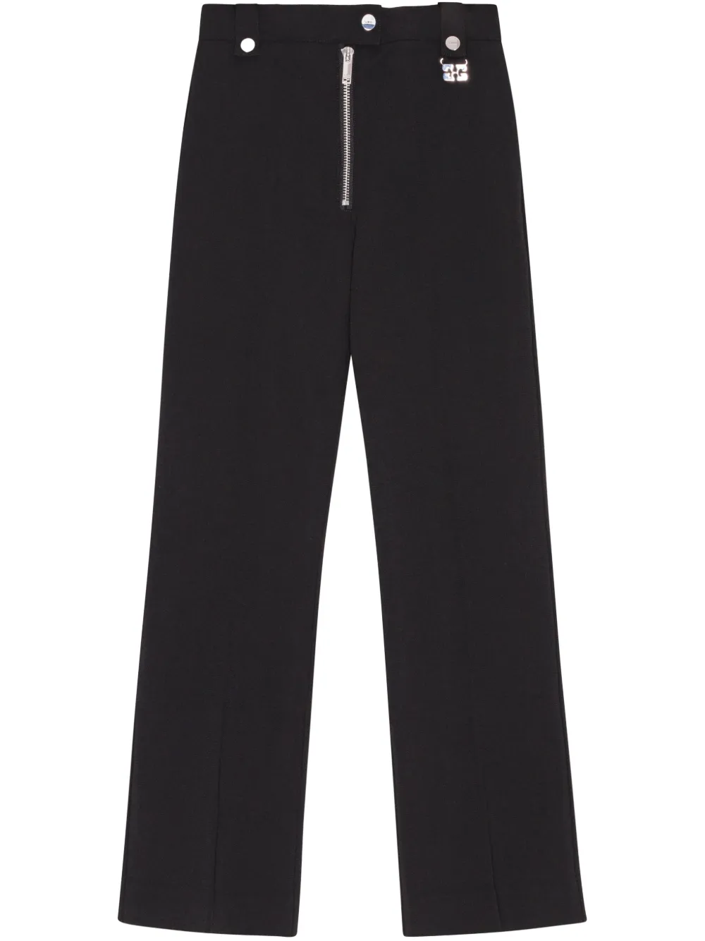 GANNI Straight broek Zwart
