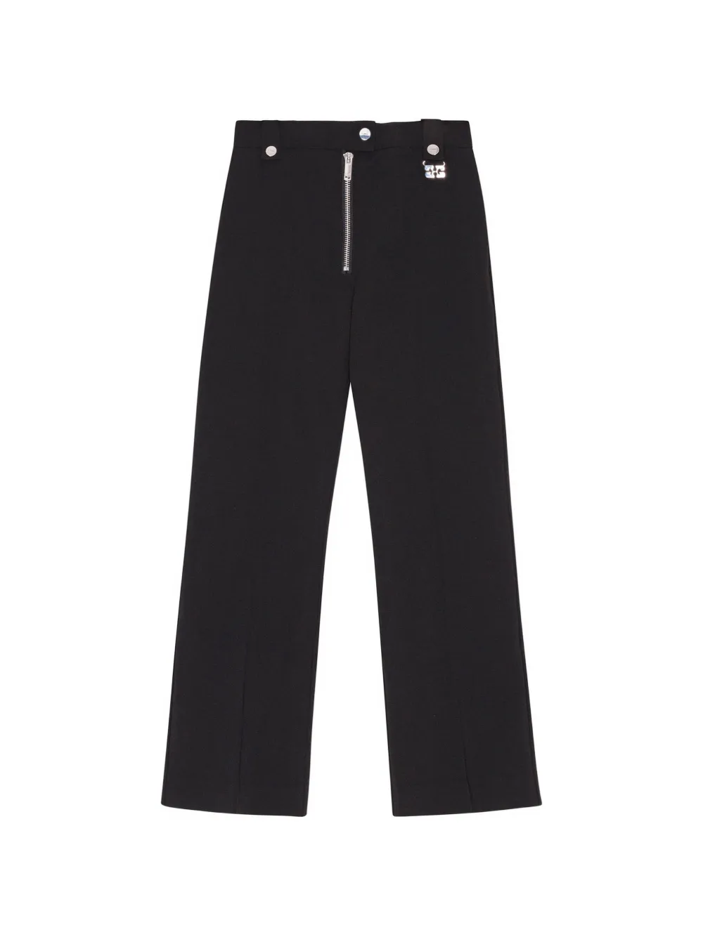 GANNI Straight broek Zwart