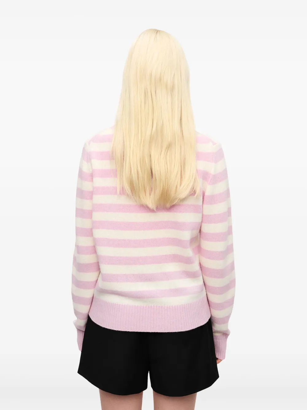GANNI Intarsia trui Roze