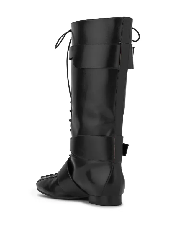 GANNI lace-up Boots | Black | FARFETCH