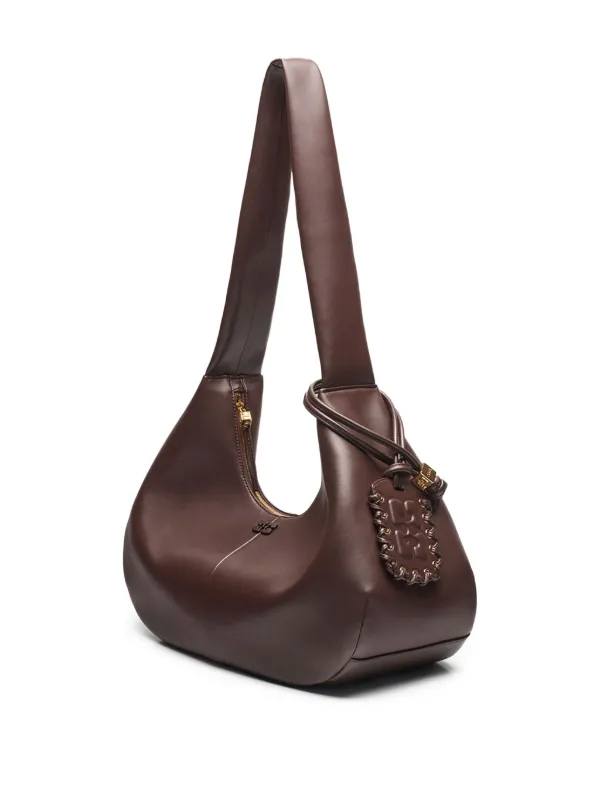 トートバッグ GANNI Women Bags A5817943 BROWN Seal Brown Brown Medium Raffia Tote | GANNI US