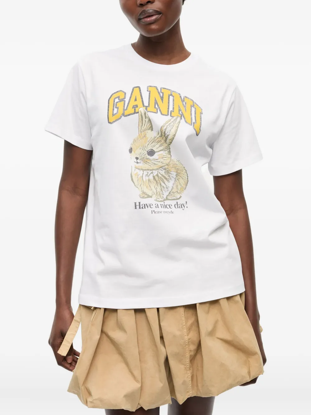 GANNI Bunny T-shirt