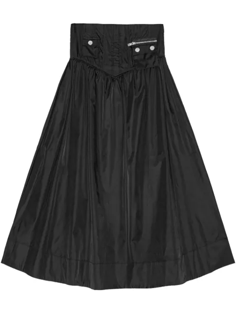 GANNI high-waisted maxi skirt 