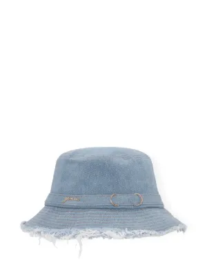 GANNI ガニー バケットハット 24SS ブルー GANNI ガニー バケットハット 24SS ブルー