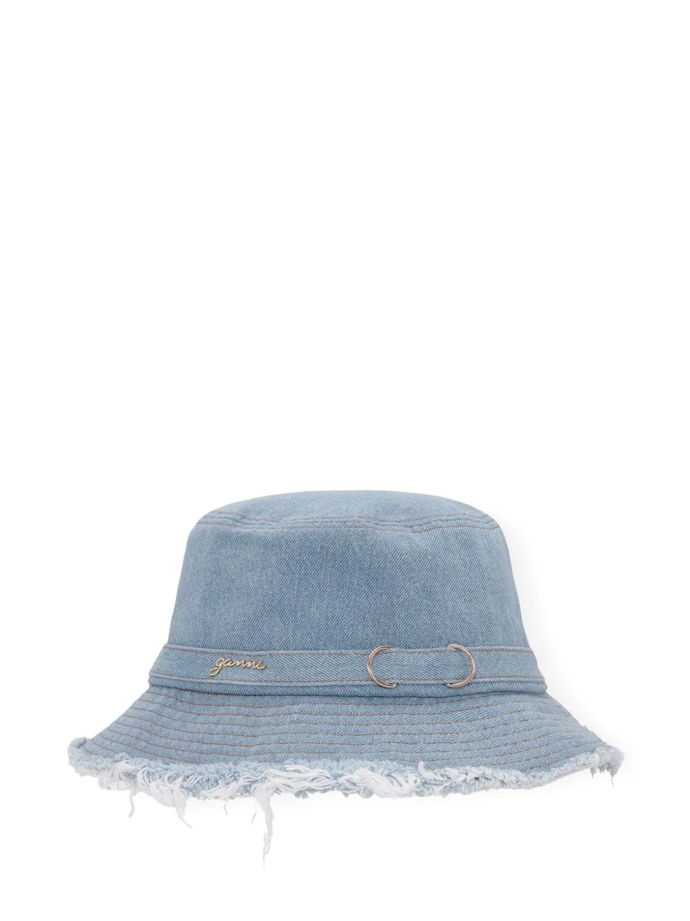 GANNI Denim vissershoed - Blauw