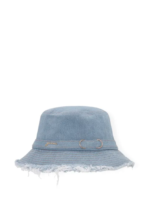 GANNI denim bucket hat A6559 - 1