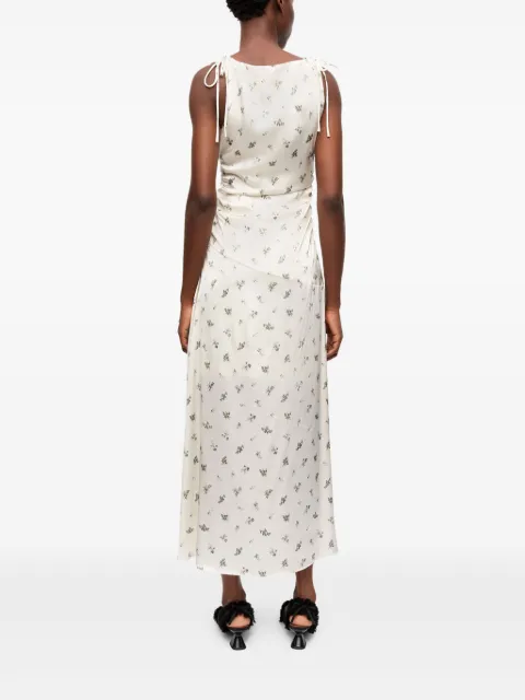 GANNI floral-print dress W0262 - 2