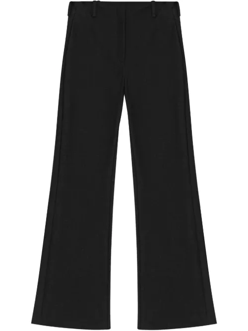 GANNI pantalon palazzo - Noir - GANNI - Modalova