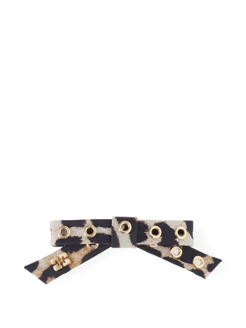 GANNI eyelet-detail hair clip 