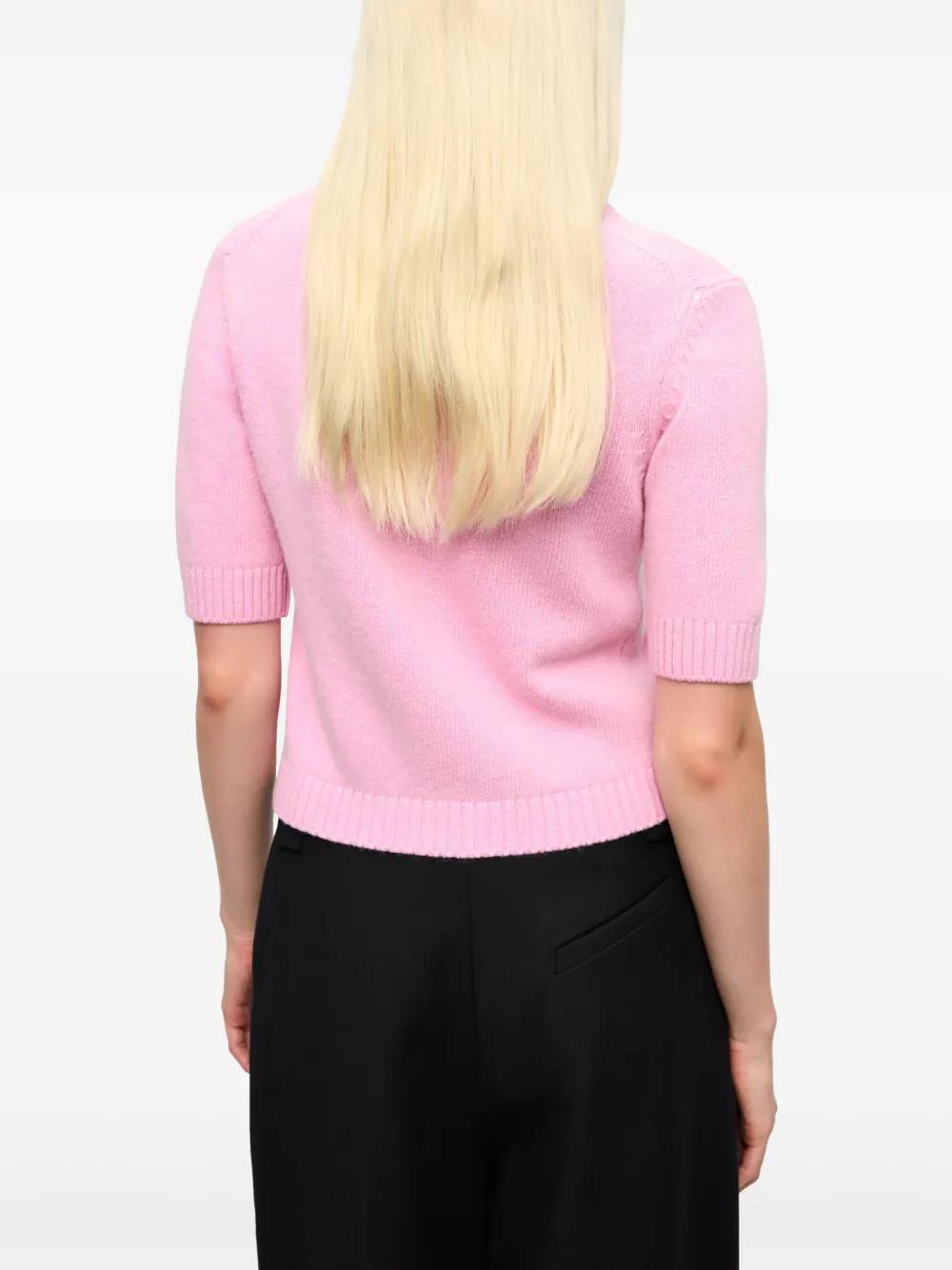 GANNI Vest met korte mouwen Roze