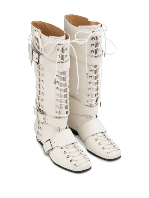 GANNI lace-up boots S2979 - 1