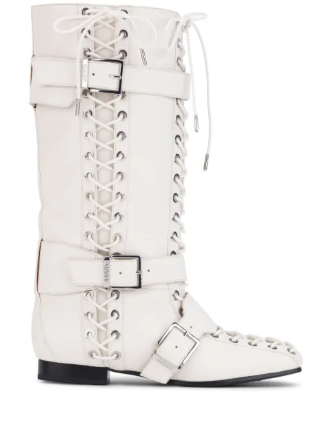 GANNI lace-up boots