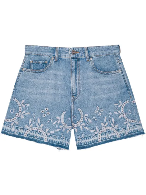 GANNI Broderie shorts