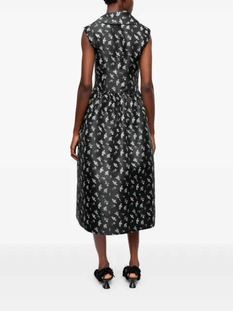 GANNI floral-print dress W0361 - 2