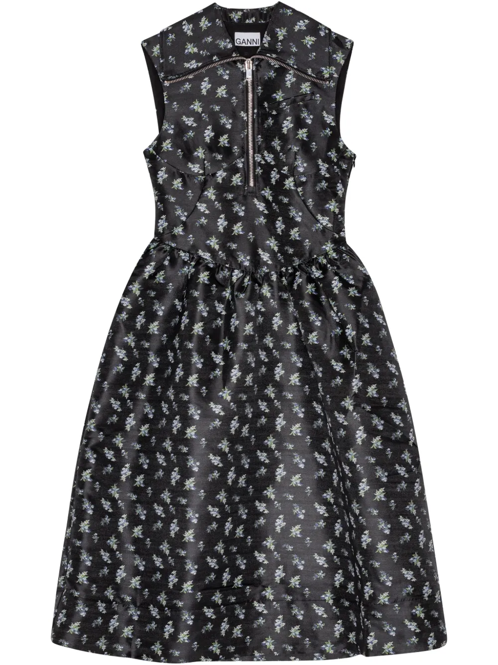floral-print dress