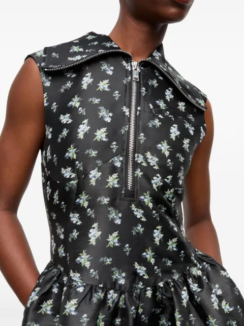 GANNI floral-print dress W0361 - 3