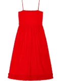 GANNI midi dress - Red