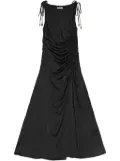 GANNI draped dress - Black