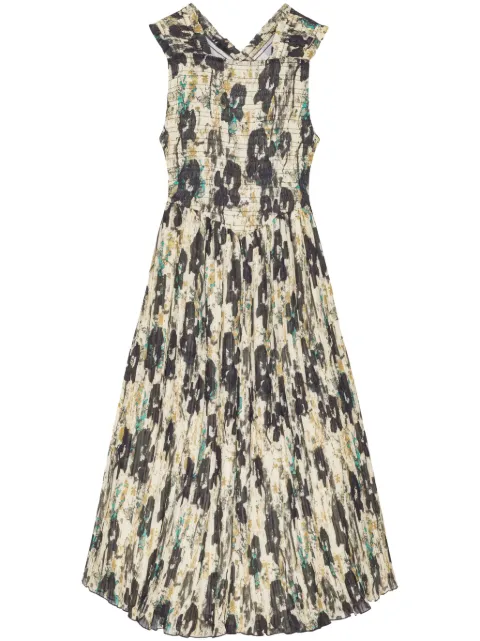 GANNI floral-print dress