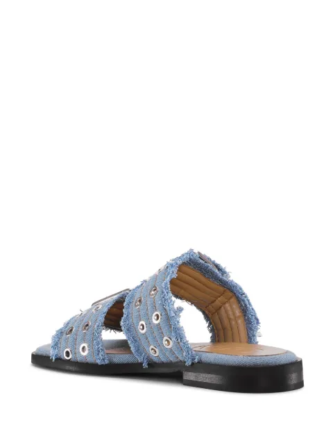 GANNI Feminine denim sandals S2969 - 2