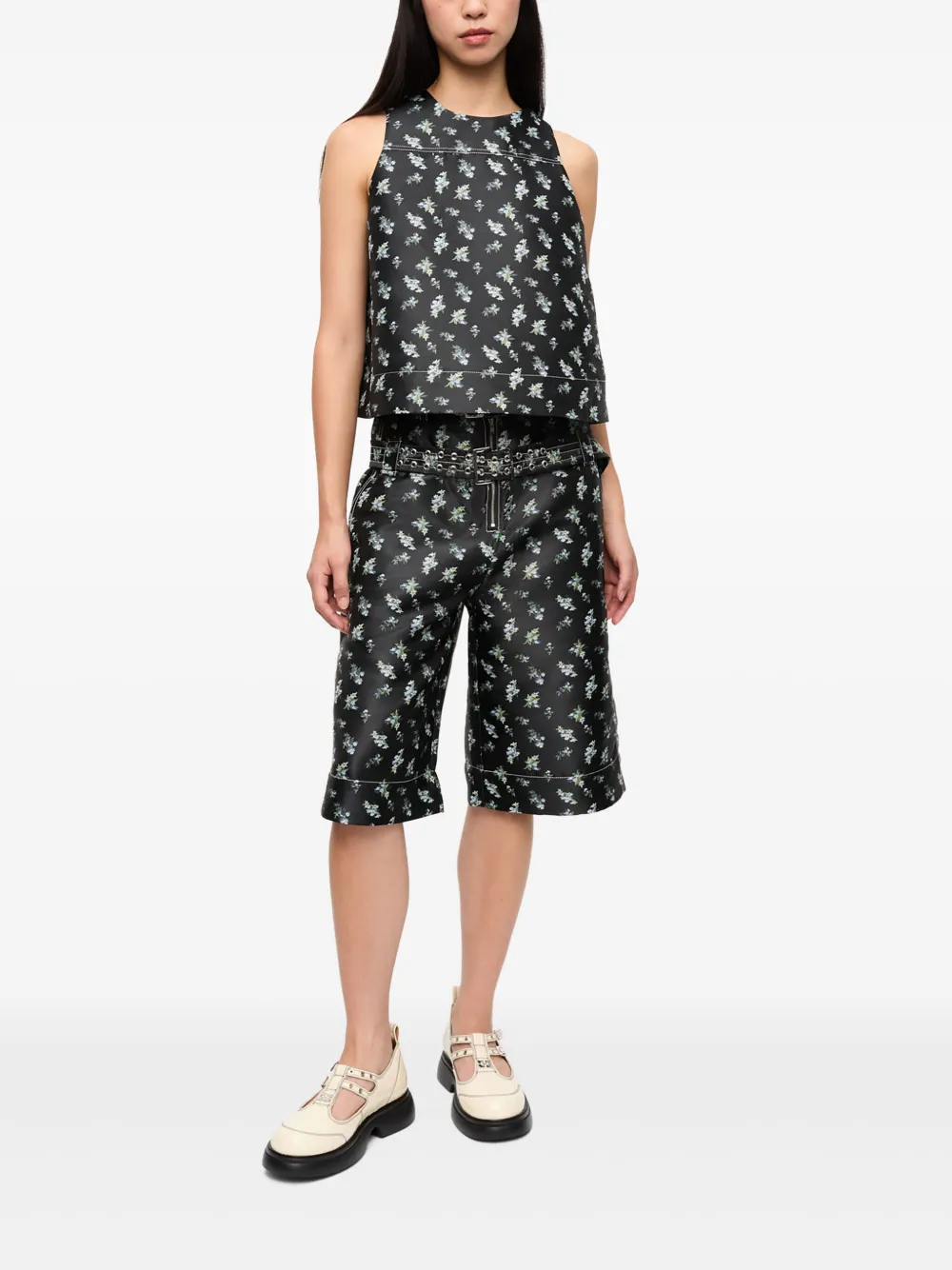 GANNI floral-print top | Vests & Tank Tops | Image 2