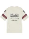 GANNI Future Mesh T-shirt - Neutrals