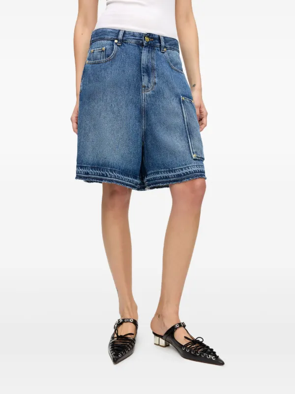 タイムセール　GANNI デニムハーフパンツ GANNI デニムショーツ | ブルー | FARFETCH JP