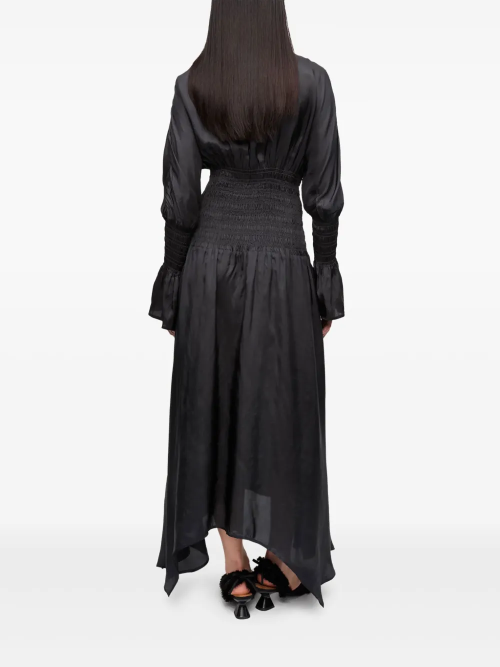 GANNI smocked dress