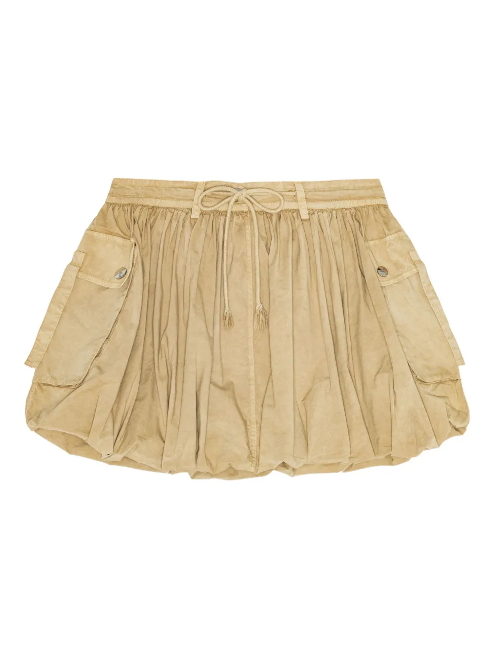 GANNI Rok met verwassen effect Beige