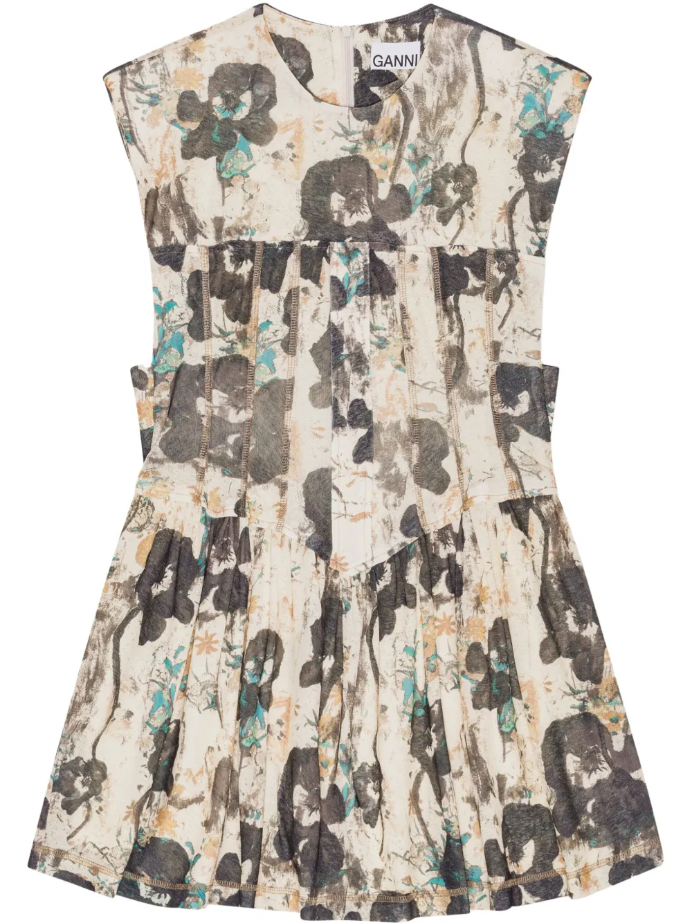 floral-print dress