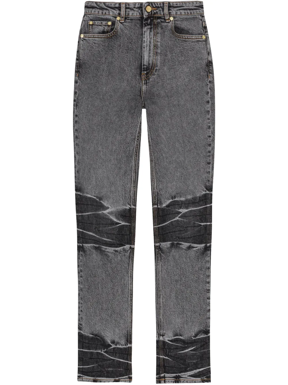 GANNI Straight jeans Zwart