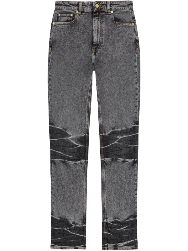 GANNI ブラック ストレートデニム GANNI ブラック ストレートデニム