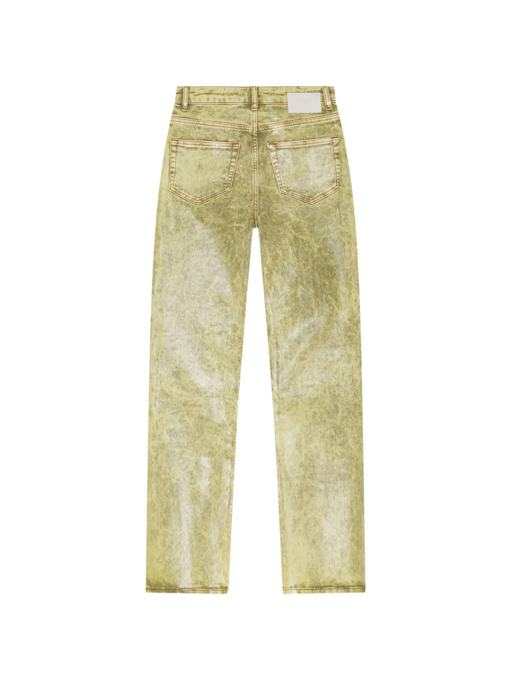  Ganni Foil Flared Jeans - Green 