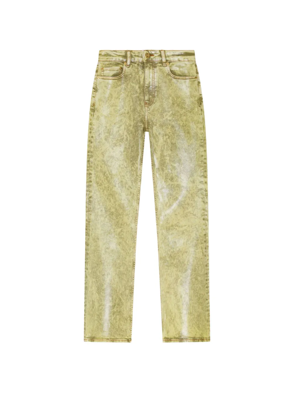 GANNI Jeans con effetto schiarito - Verde