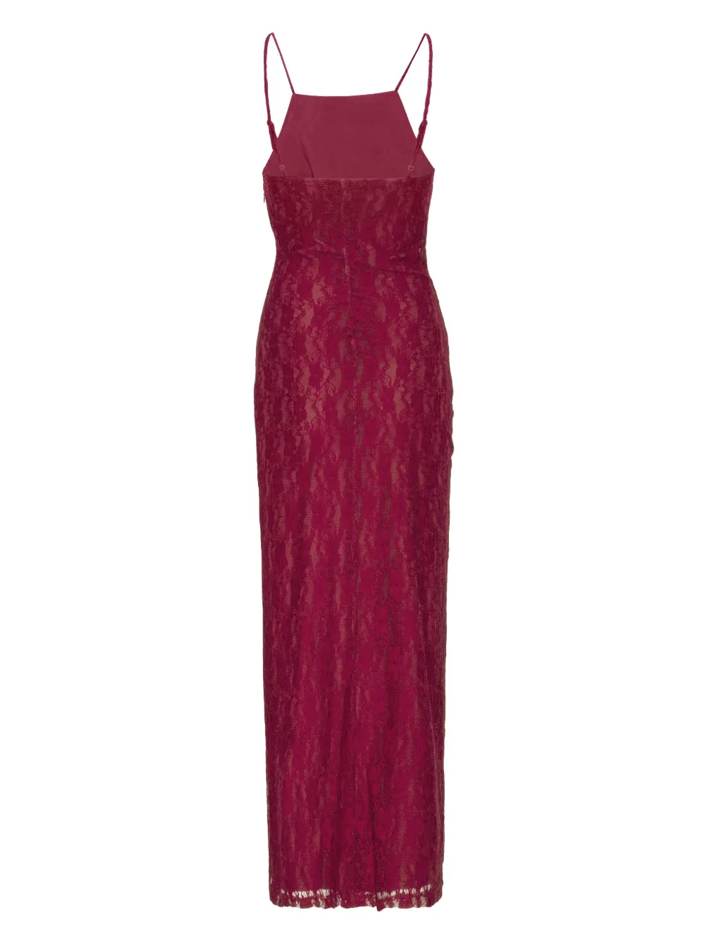 ROTATE BIRGER CHRISTENSEN Maxi-jurk met kant - Rood