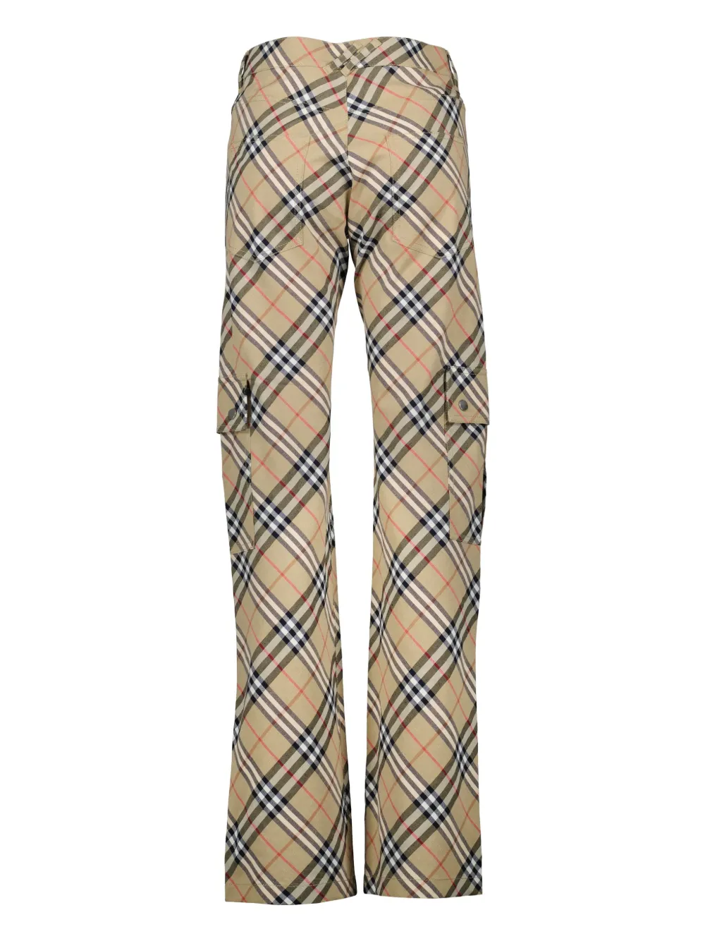 Burberry checked trousers - Beige