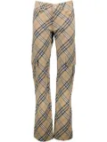 Burberry checked trousers - Neutrals